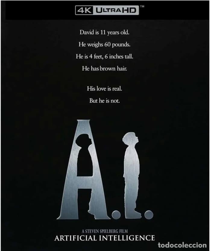 Cinema: Inteligencia artificial (Steven Spielber, 1981) - EDICION 4K UHD