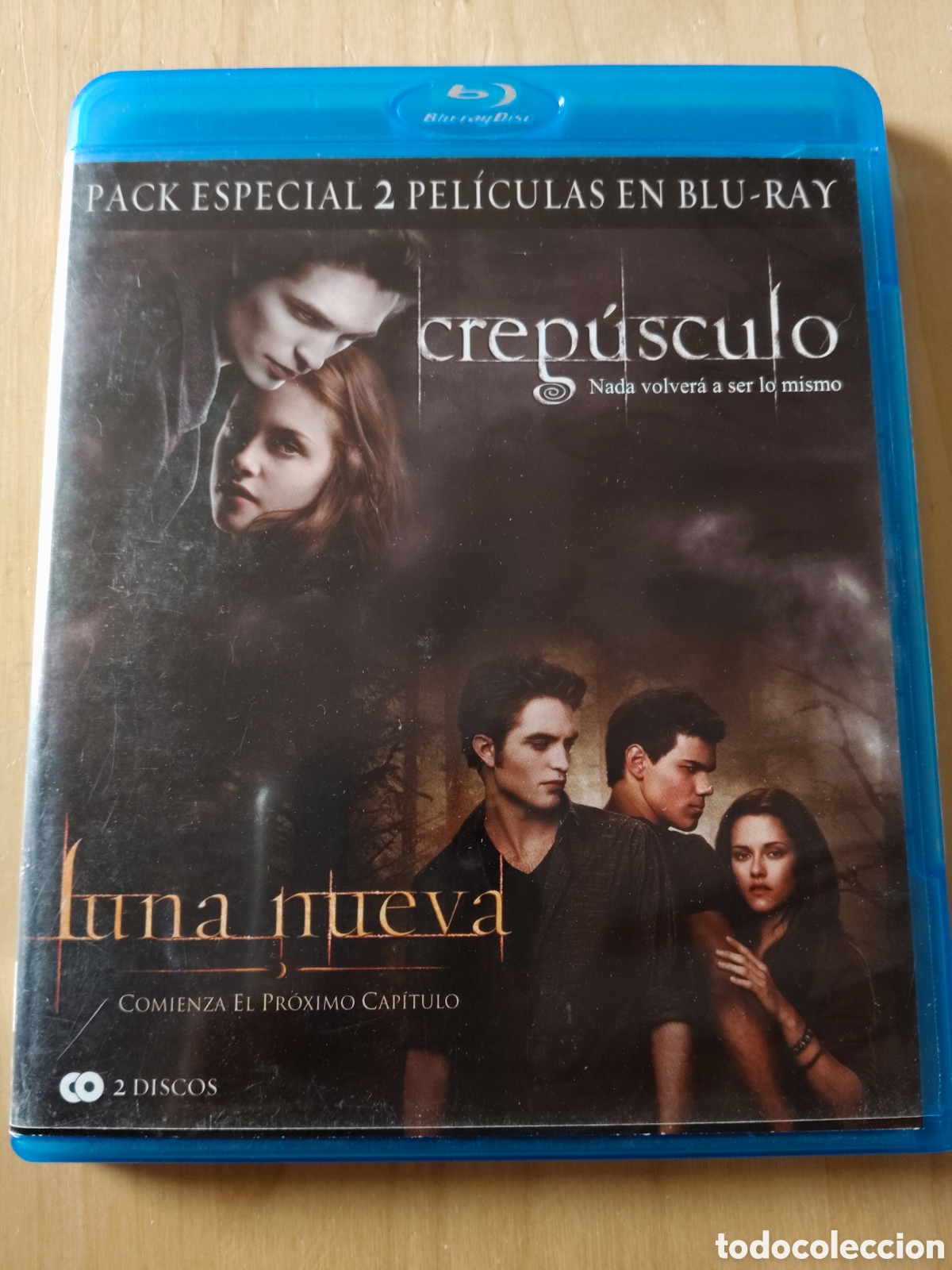 Cine: RB97 pack crepusculo 2 pel&iacute;culas BLURAY SEGUNDAMANO