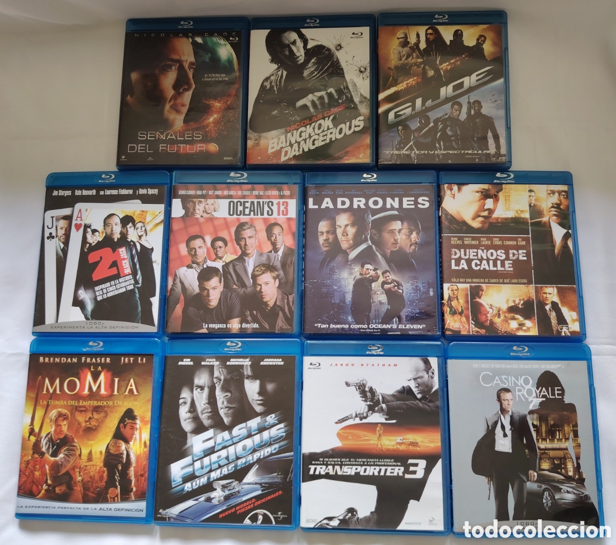 Cine: Lote 11 Pel&iacute;culas Blu-ray - Edici&oacute;n Espa&ntilde;ola (Perfecto Estado)
