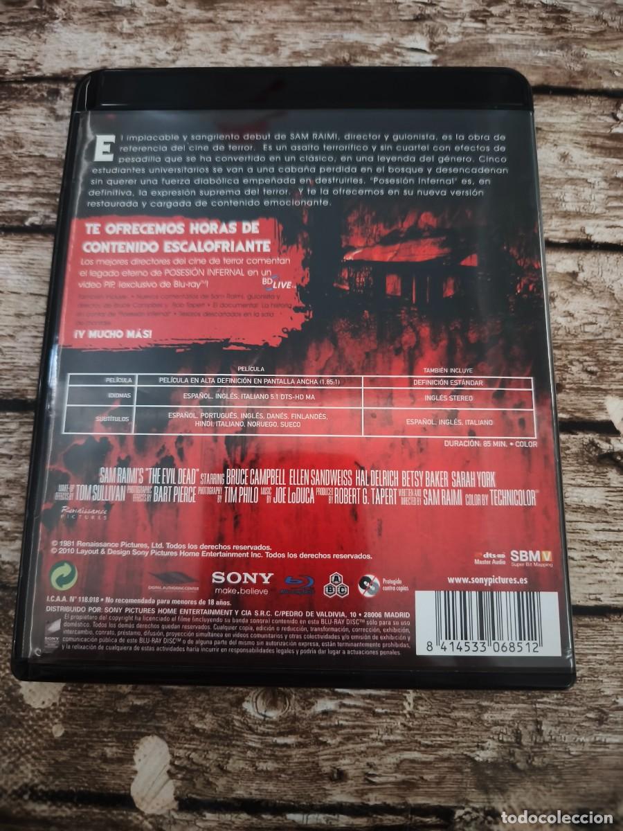 Cine: BLU RAY - POSESI&Oacute;N INFERNAL - SAM RAIMI - LEER CONDICIONES DE VENTA - Foto 2