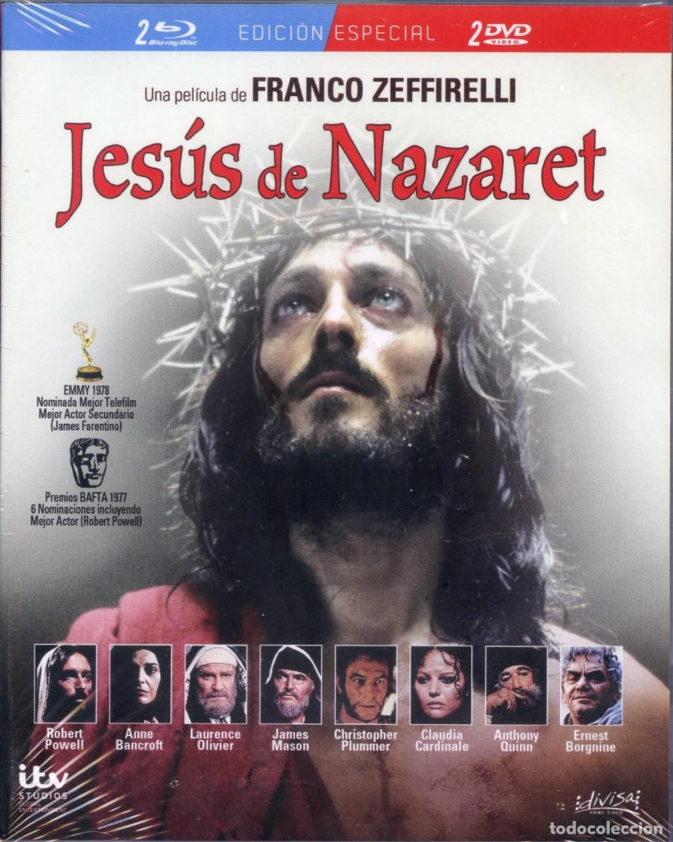 Cine: JES&Uacute;S DE NAZARET. De Franco Zeffirelli. Caja con 2 Blu-Rays y 2 DVDs. Versi&oacute;n Integra.