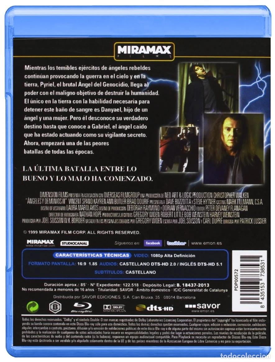 Cine: &Aacute;ngeles Y Demonios 3 [Blu-ray] - Foto 2