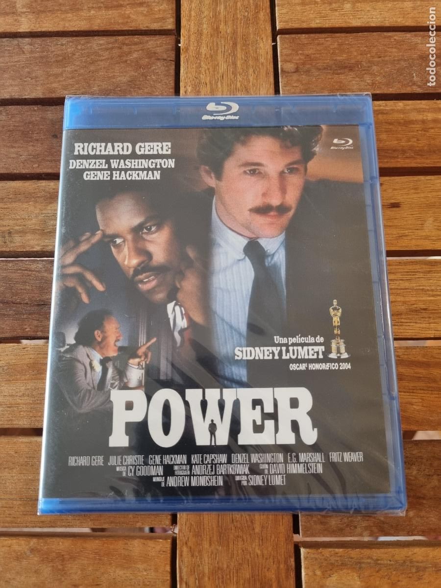 Cine: Power - Blu-ray nuevo - Richard Gere, Denzel Washington y Gene Hackman