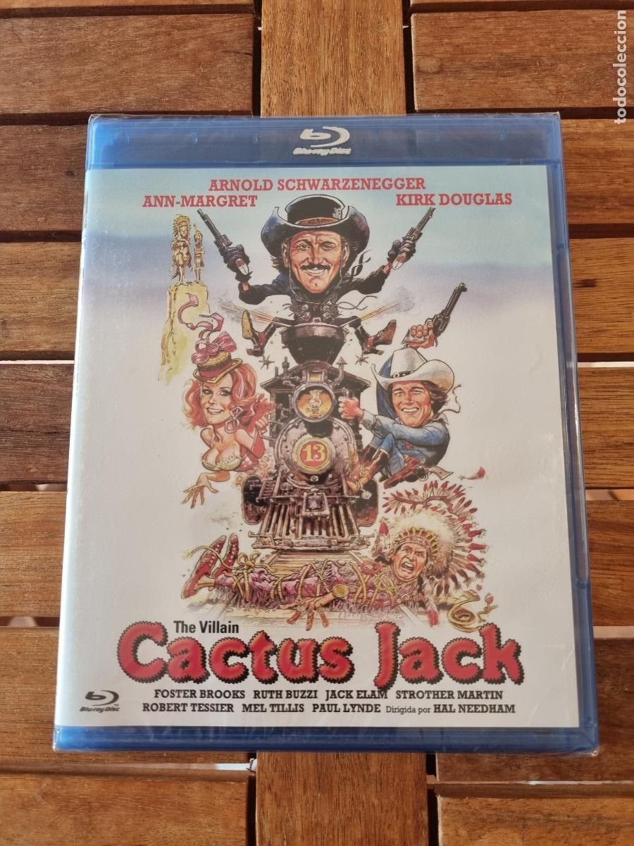 Cine: Cactus Jack - Blu-ray nuevo - The Villain - Arnold Schwarzenegger y Kirk Douglas