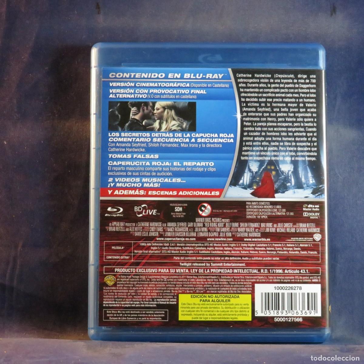 Cine: CAPERUCITA ROJA - BLU-RAY - Foto 2