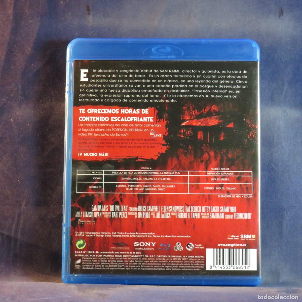 Cine: POSESION INFERNAL - BLU-RAY - Foto 2