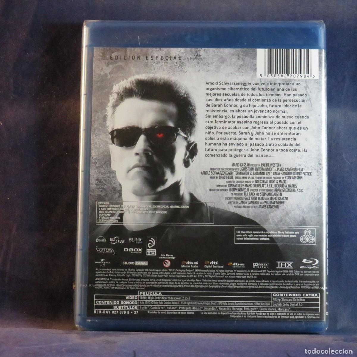 Cine: TERMINATOR 2, EL JUICIO FINAL - BLU-RAY - Foto 2