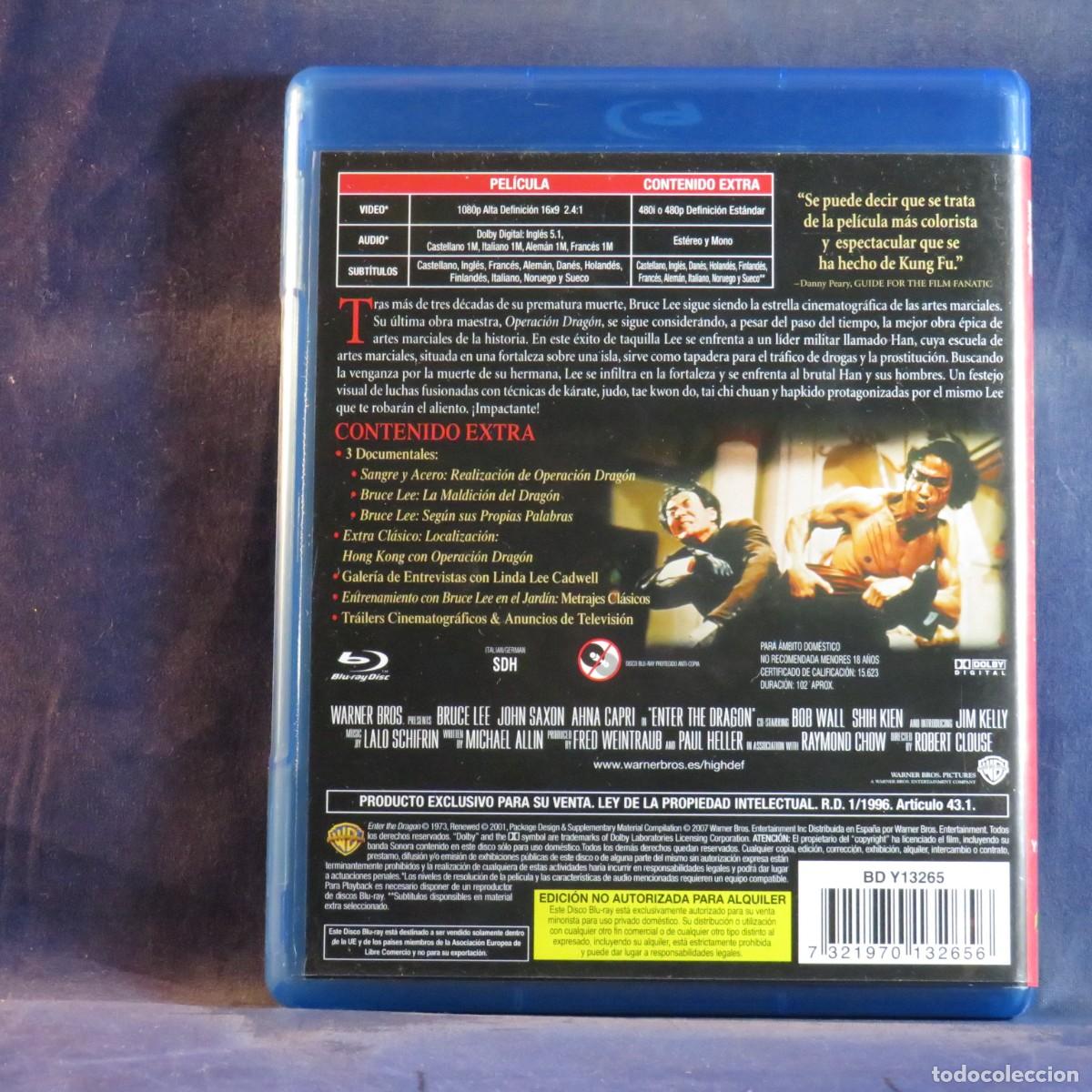 Cine: OPERACI&Oacute;N DRAG&Oacute;N - BLU-RAY - Foto 2