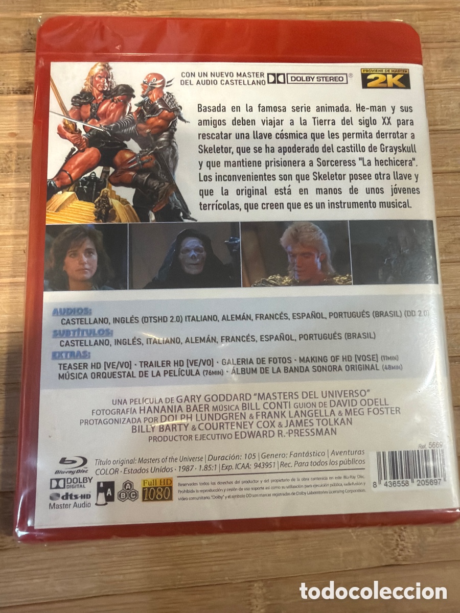 Cine: M&aacute;sters del universo BLU-RAY PRECINTADO - Foto 2