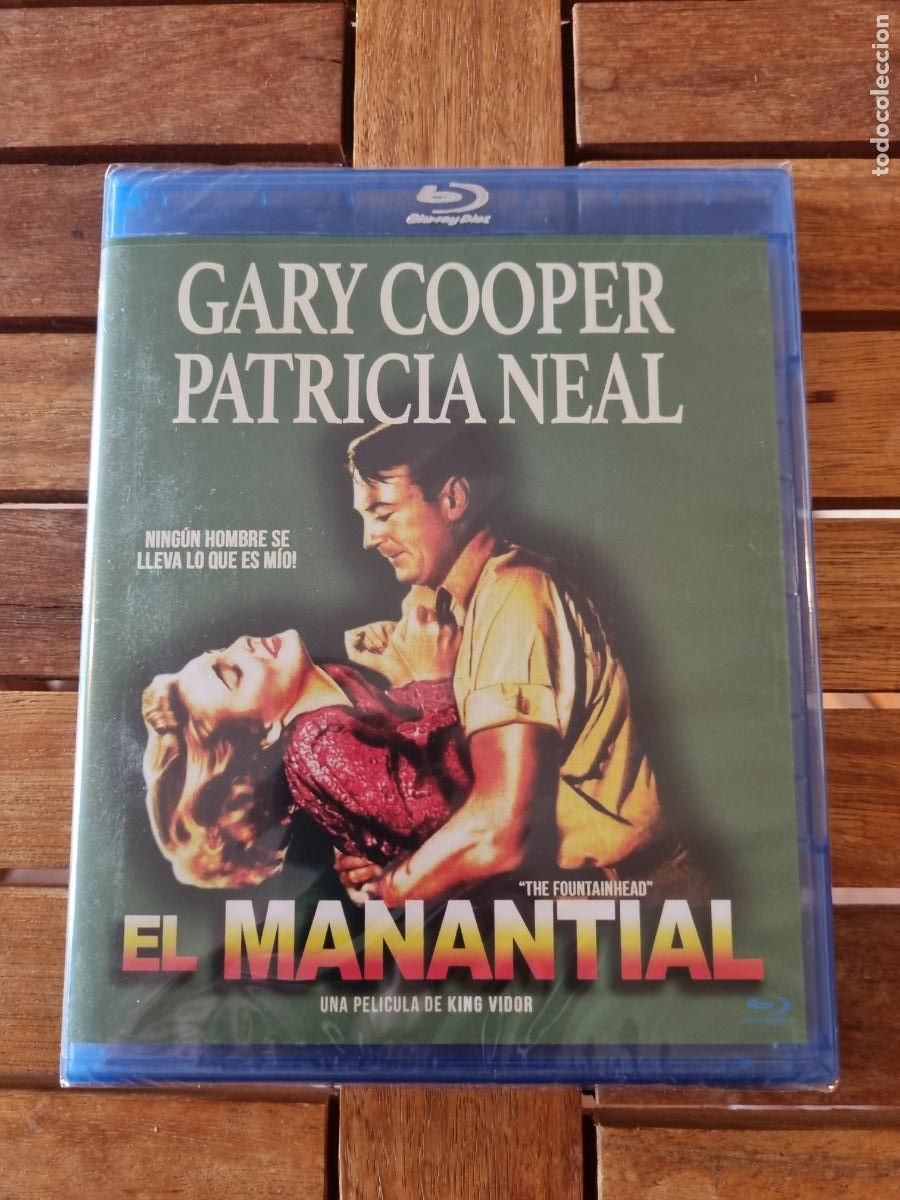 Cine: El manantial - Blu-ray nuevo - The fountainhead - Gary Cooper y Patricia Neal