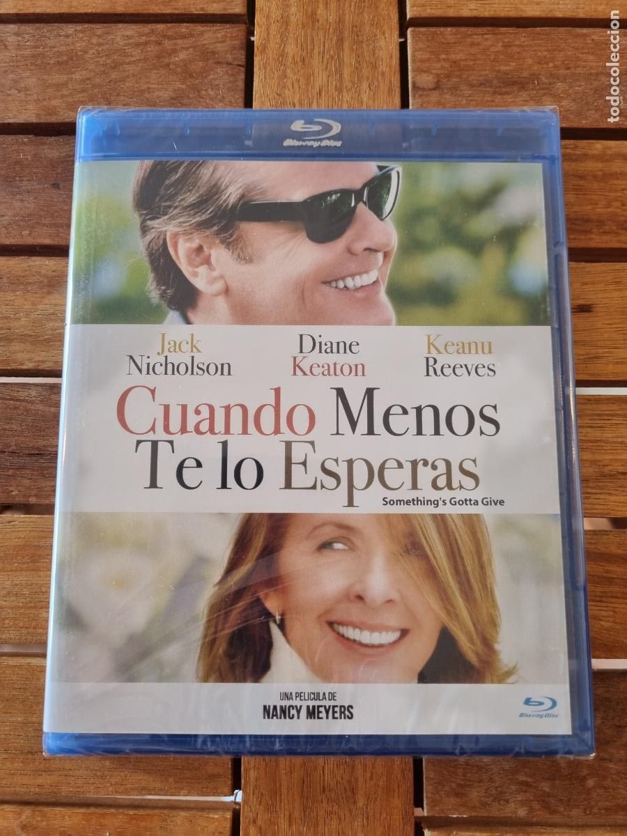 Cine: Cuando menos te lo esperas - Blu-ray nuevo - Something's gotta give - Jack Nicholson y Keanu Reeves