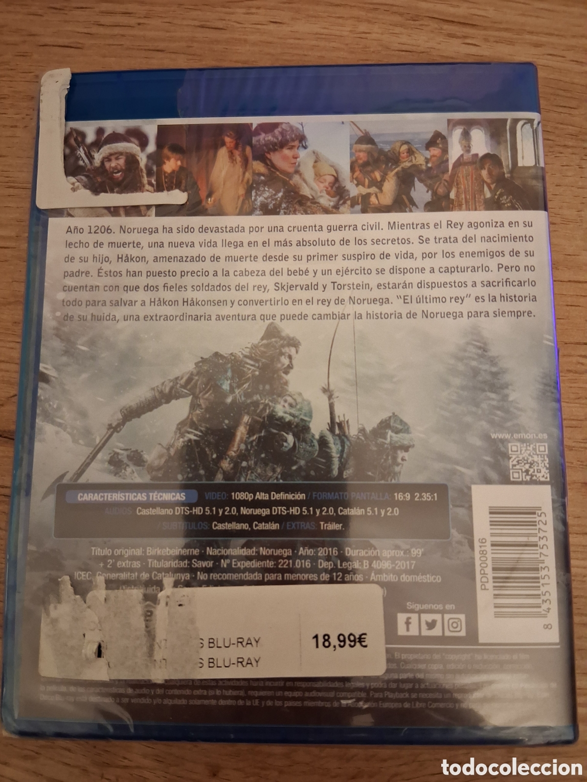 Cine: El ultimo rey Blu-ray Precintado - Foto 2