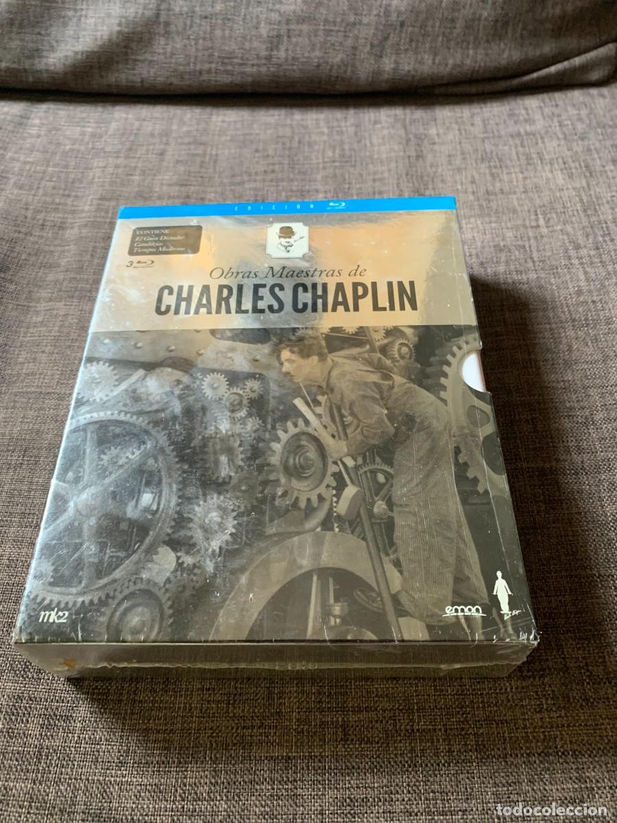 Cine: PACK 3 BLU-RAY OBRAS MAESTRAS CHARLIE CHAPLIN. TIEMPOS MODERNOS-GRAN...PRECINTADA