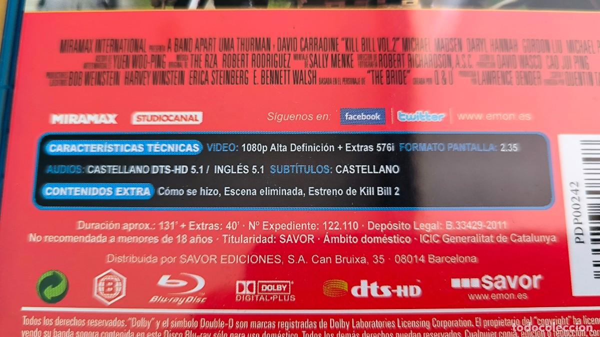 Cine: Blu-ray Kill Bill Vol. 1 y 2 - Foto 5