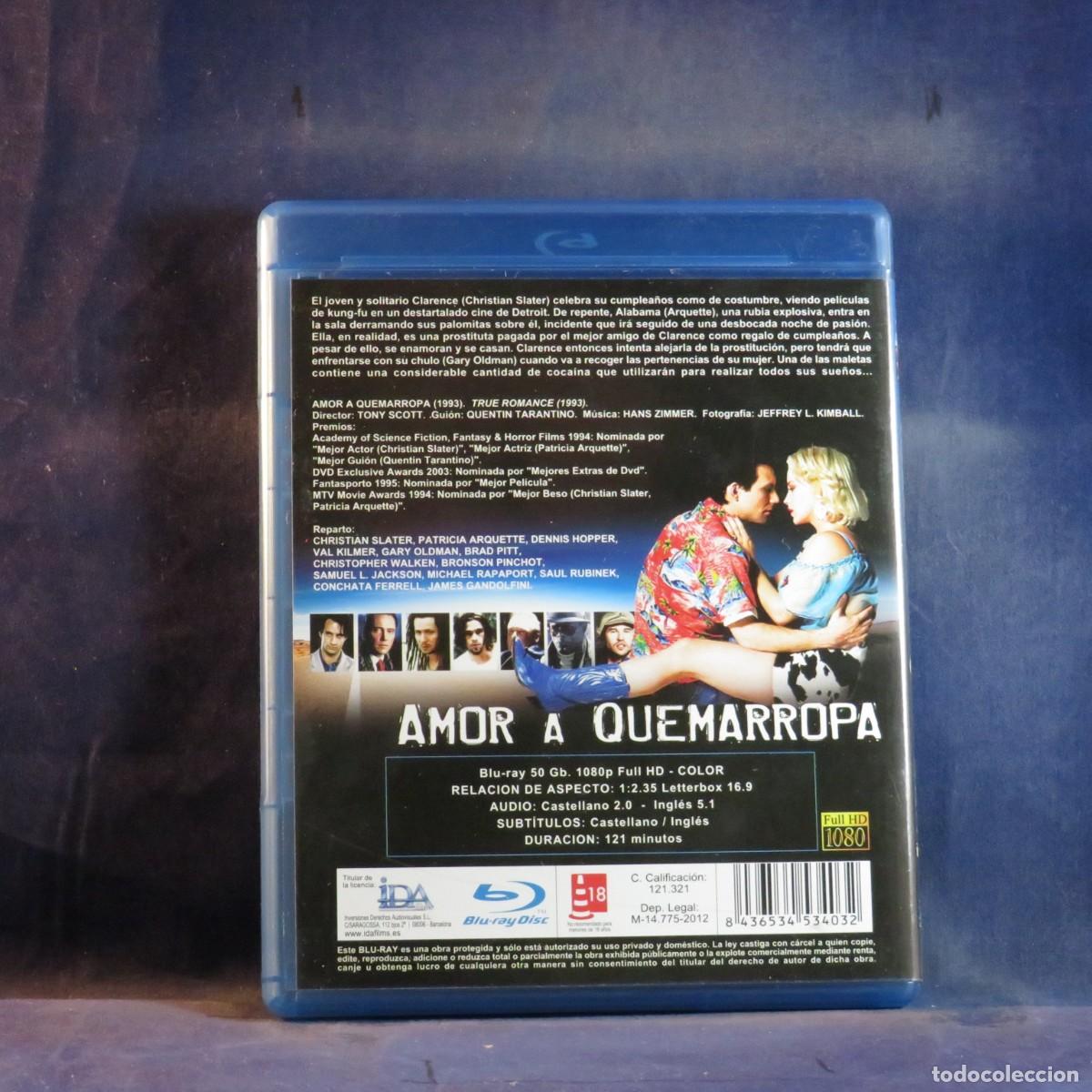 Cine: AMOR A QUEMARROPA - BLU-RAY - Foto 2