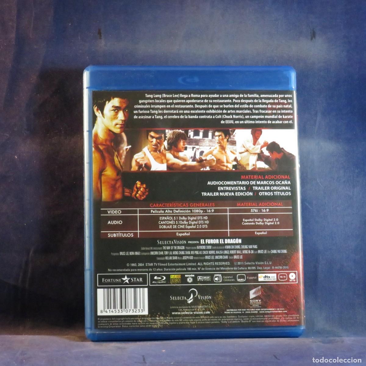 Cine: EL FUROR DEL DRAG&Oacute;N - BLU-RAY - Foto 2