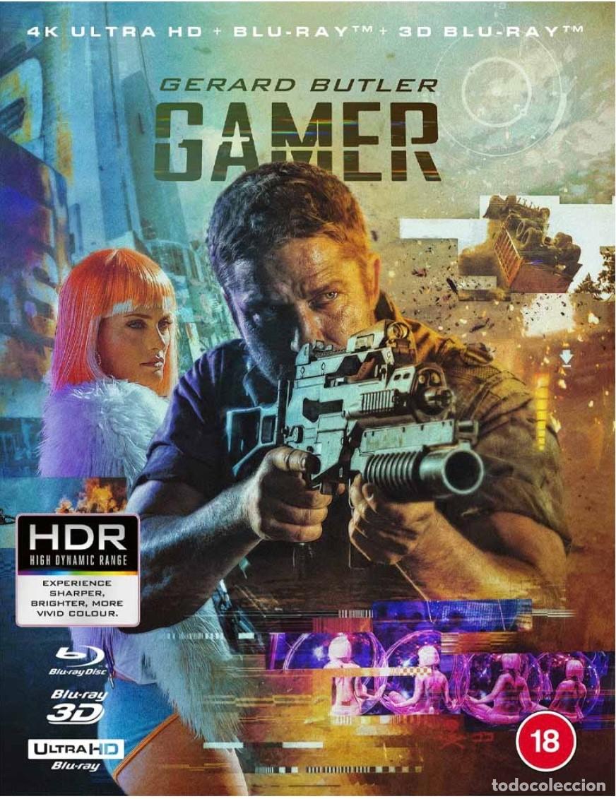 Cine: Gamer ( Mark Neveldine,Brian Taylor,2009).edicion metalica limtada 4K+Bl