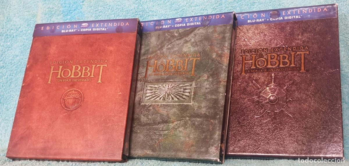 Cine: EL HOBBIT edici&oacute;n extendida COLECCI&Oacute;N COMPLETA, las 3 pel&iacute;culas 9 BLU-RAY.