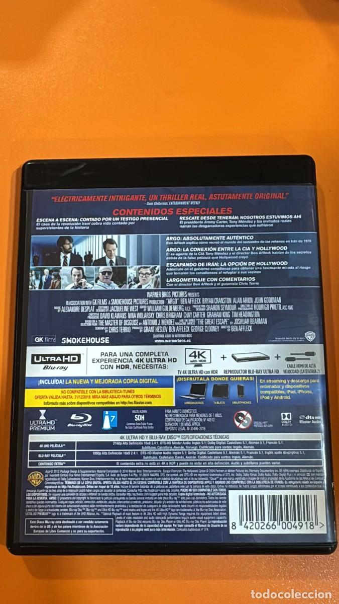 Cine: Argo 4k Ultra-HD [Blu-ray] - Foto 2