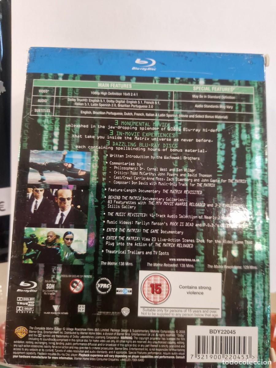 Cine: Matrix Trilogy [Blu-ray] Complete [IMP] - Foto 2