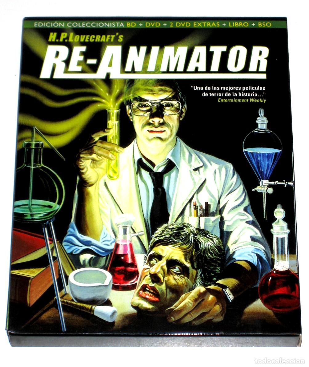 Cine: Re-Animator (Reanimator) (E.C. 5 Discos) - Stuart Gordon Jeffrey Combs BLU RAY DESCATALOGADA LEER