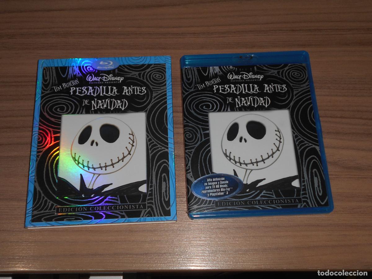 Cine: PESADILLA ANTES DE NAVIDAD Edicion Coleccionista BLU-RAY DISC de TIM BURTON Como NUEVO