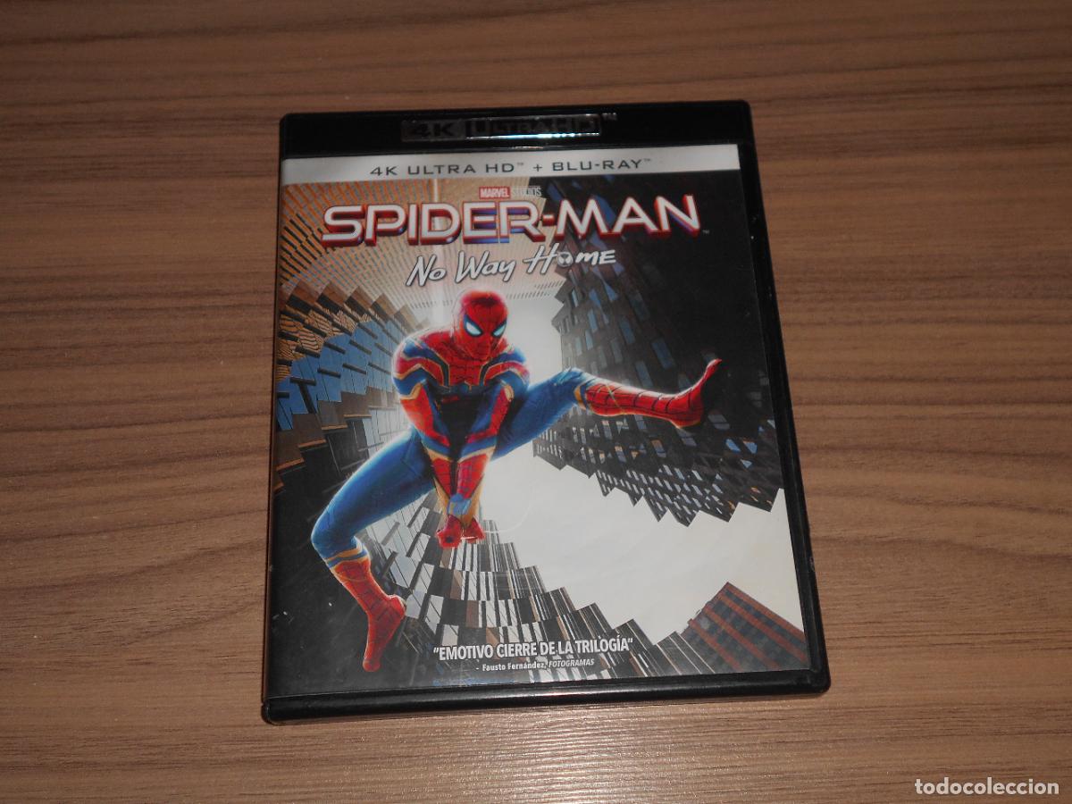 Cine: SPIDER-MAN NO WAY HOME 4K ULTRA HD + BLU-RAY DISC Discos COMO NUEVOS