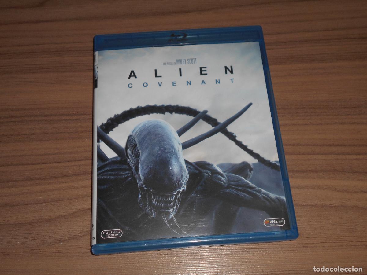 Cine: ALIEN COVENANT BLU-RAY DISC de RIDLEY SCOTT Como NUEVO