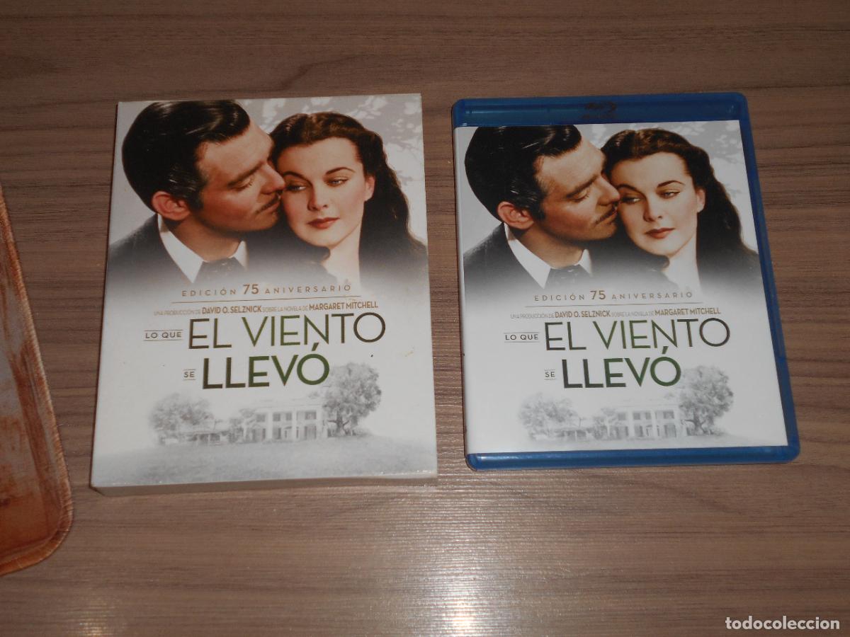 Cine: LO QUE EL VIENTO SE LLEVO Edicion Especial 75 Aniversario 2 BLU-RAY DISC Discos COMO NUEVOS