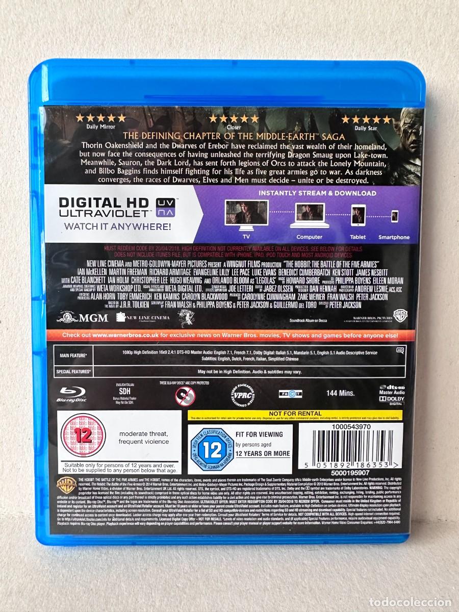 Cine: The Hobbit - The Battle Of The Five Armies (Blu-ray) - Foto 2