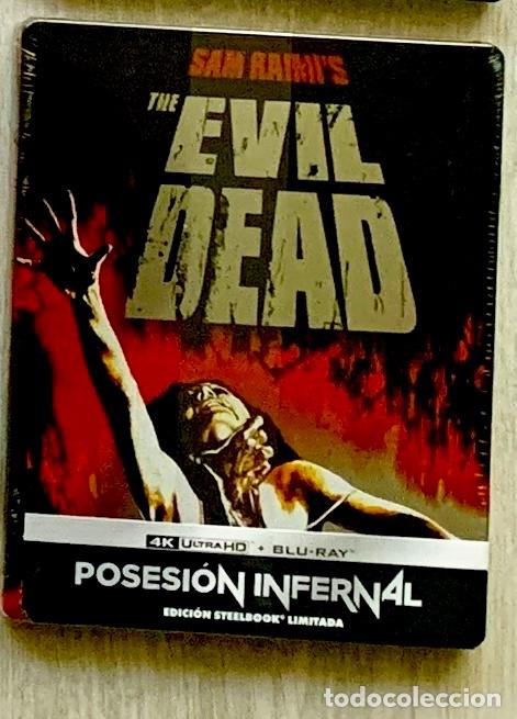 Cine: POSESION INFERNAL- EVIL DEAD Ed Steelbook 4k Blu-ray Edici&oacute;n Espa&ntilde;ola - Precintado