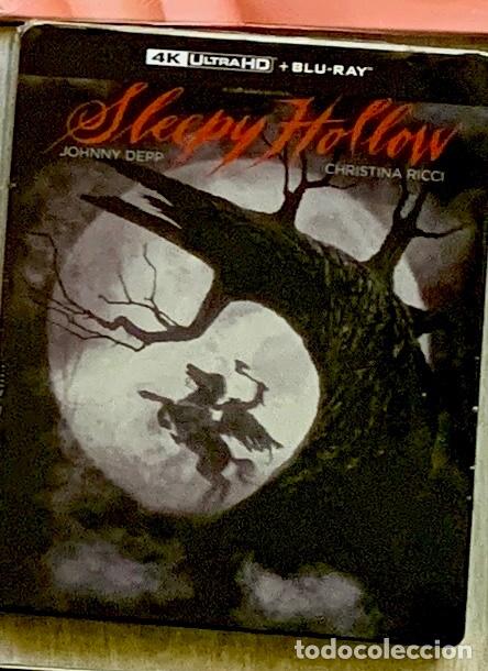 Cine: SLEEPY HOLLOW Ed Steelbook 4k Blu-ray Edici&oacute;n Espa&ntilde;ola - Precintado