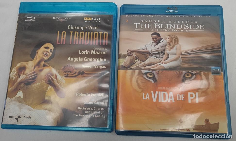 Cine: 2 CARATULAS DE PELICULA BLU-RAY, LA TRAVIATA + LA VIDA DE PI