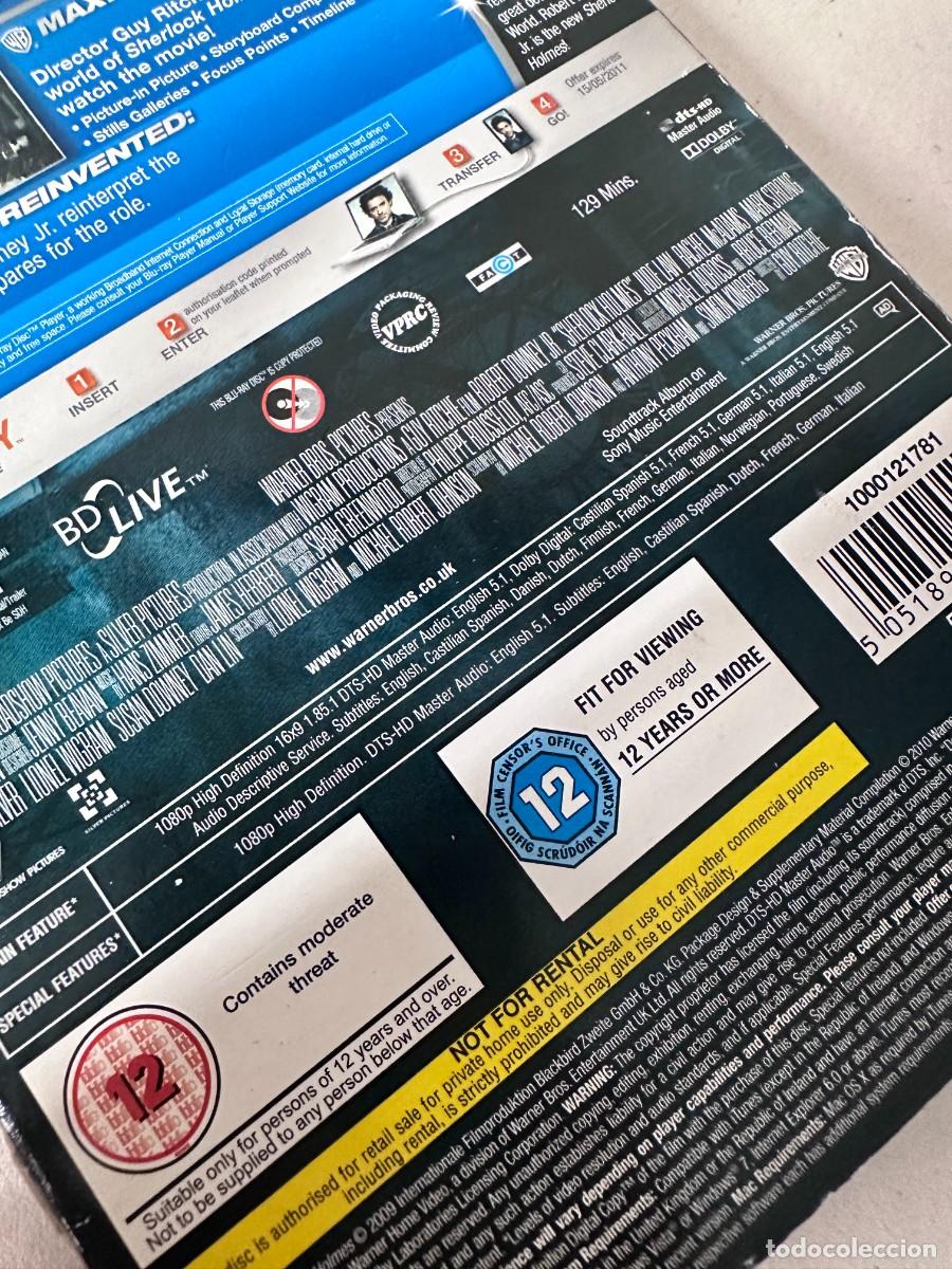 Cine: Sherlock Holmes (Blu-ray) Cardboard - Foto 3