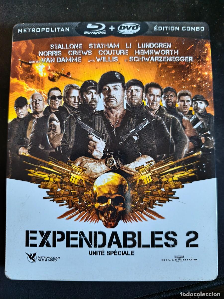 Cinema: Blu-Ray Expendables 2 Steelbook edicion metalica estado muy bueno