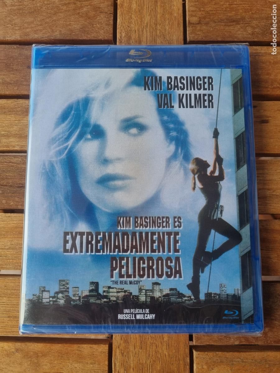 Cine: Extremadamente peligrosa - Blu-ray nuevo - The Real McCoy - Kim Basinger y Val Kilmer