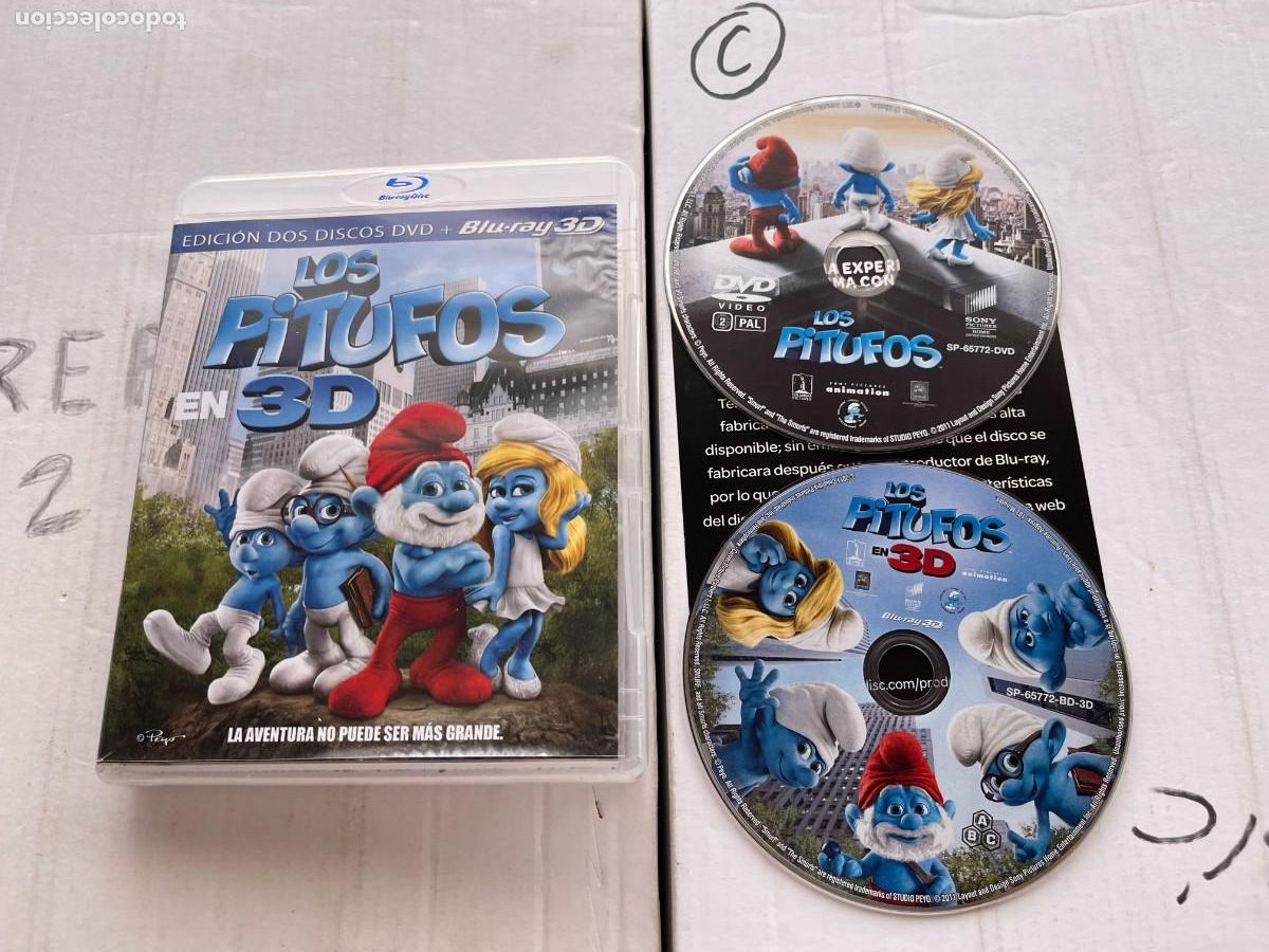 Cine: LOS PITUFOS EN 3D - PELICULA BRAY BLURAY KRAETEN