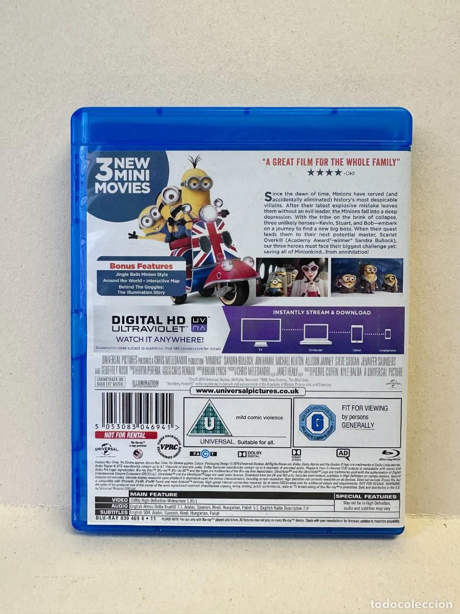 Cine: Minions (Blu-Ray) UK - Foto 2