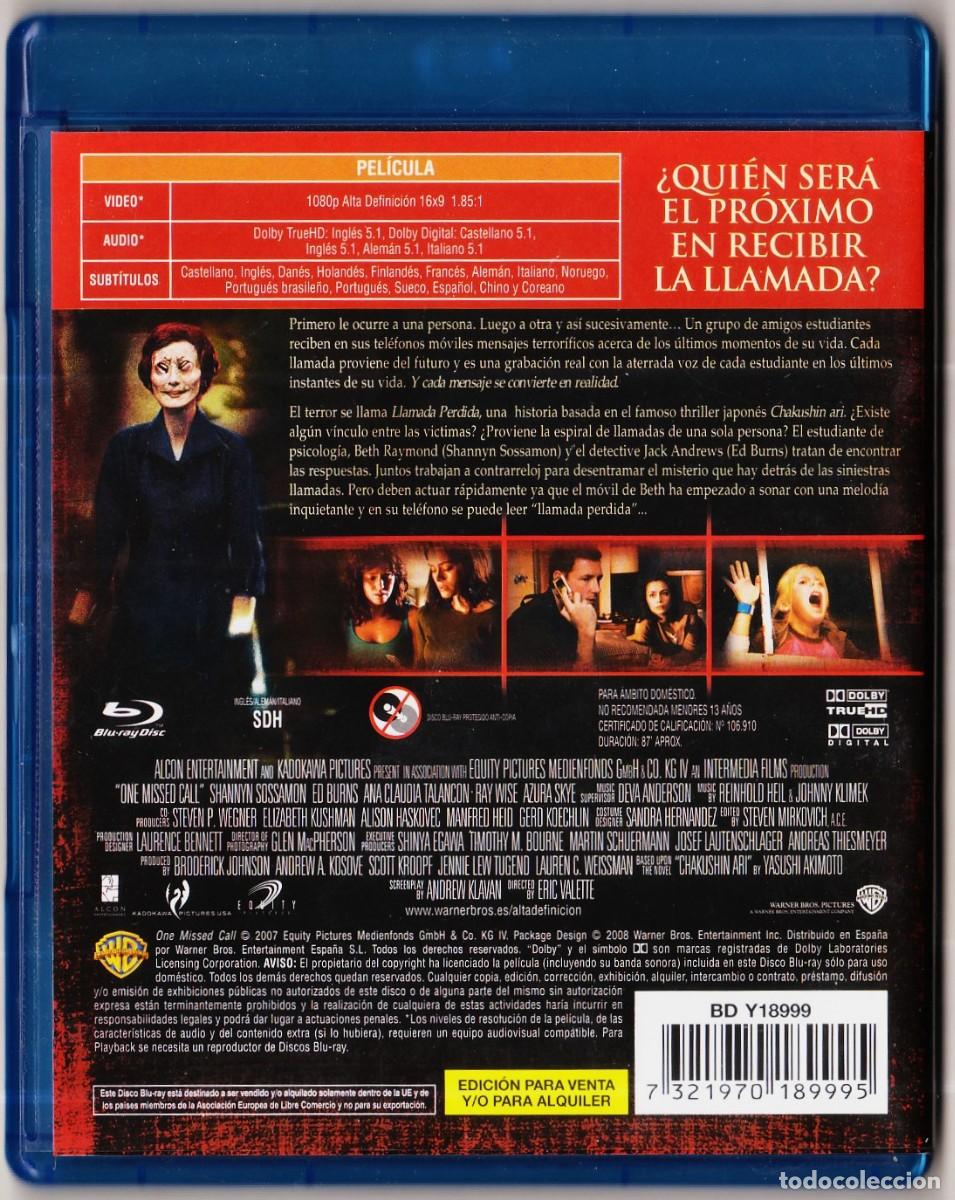 Cine: LLAMADA PERDIDA de Eric Valette con Edward Burns... BLU-RAY. - Foto 2
