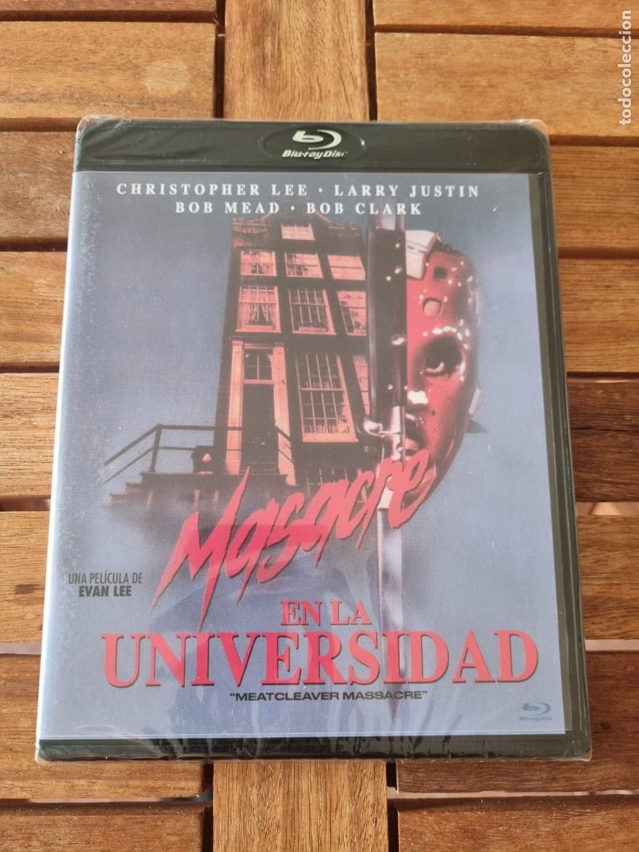 Cin&eacute;ma: Masacre en la universidad - Blu-ray nuevo - Meatcleaver massacre - Christopher Lee