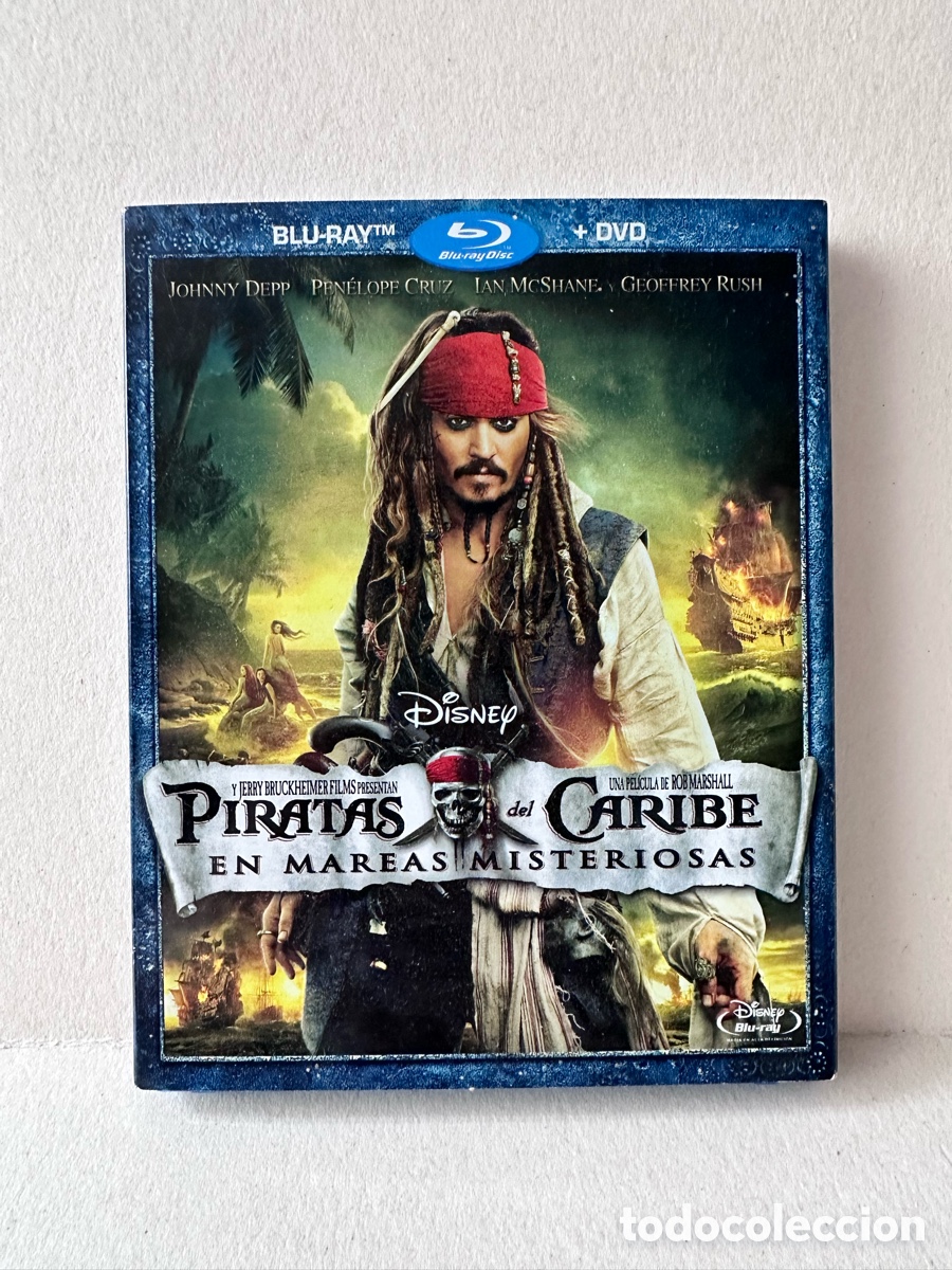 Kino: Piratas del Caribe - En Mareas Misteriosas (Blu-ray + DVD)