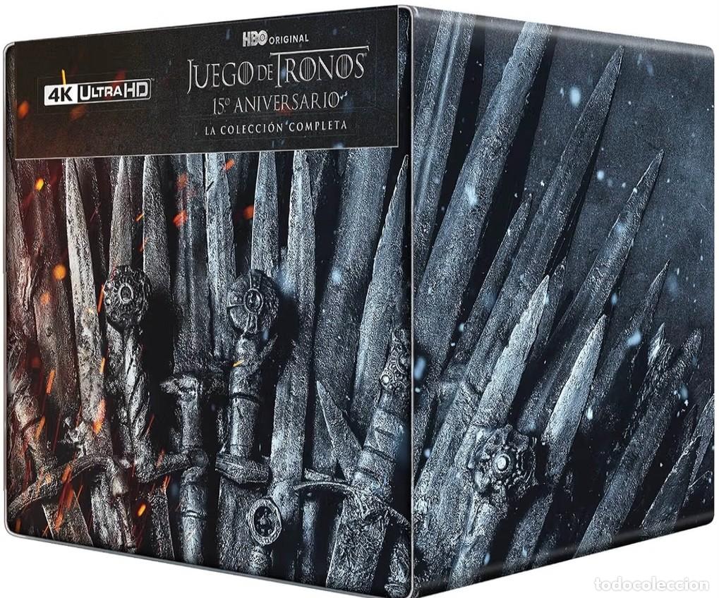 Cine: JUEGO DE TRONOS - SERIE COMPLETA EDICION METALICA 4K UHD LIBRARY CASE