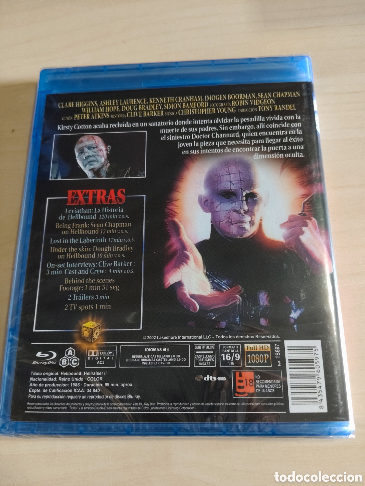 Cine: RB6 hellraiser II BLURAY PRECINTADO - Foto 2
