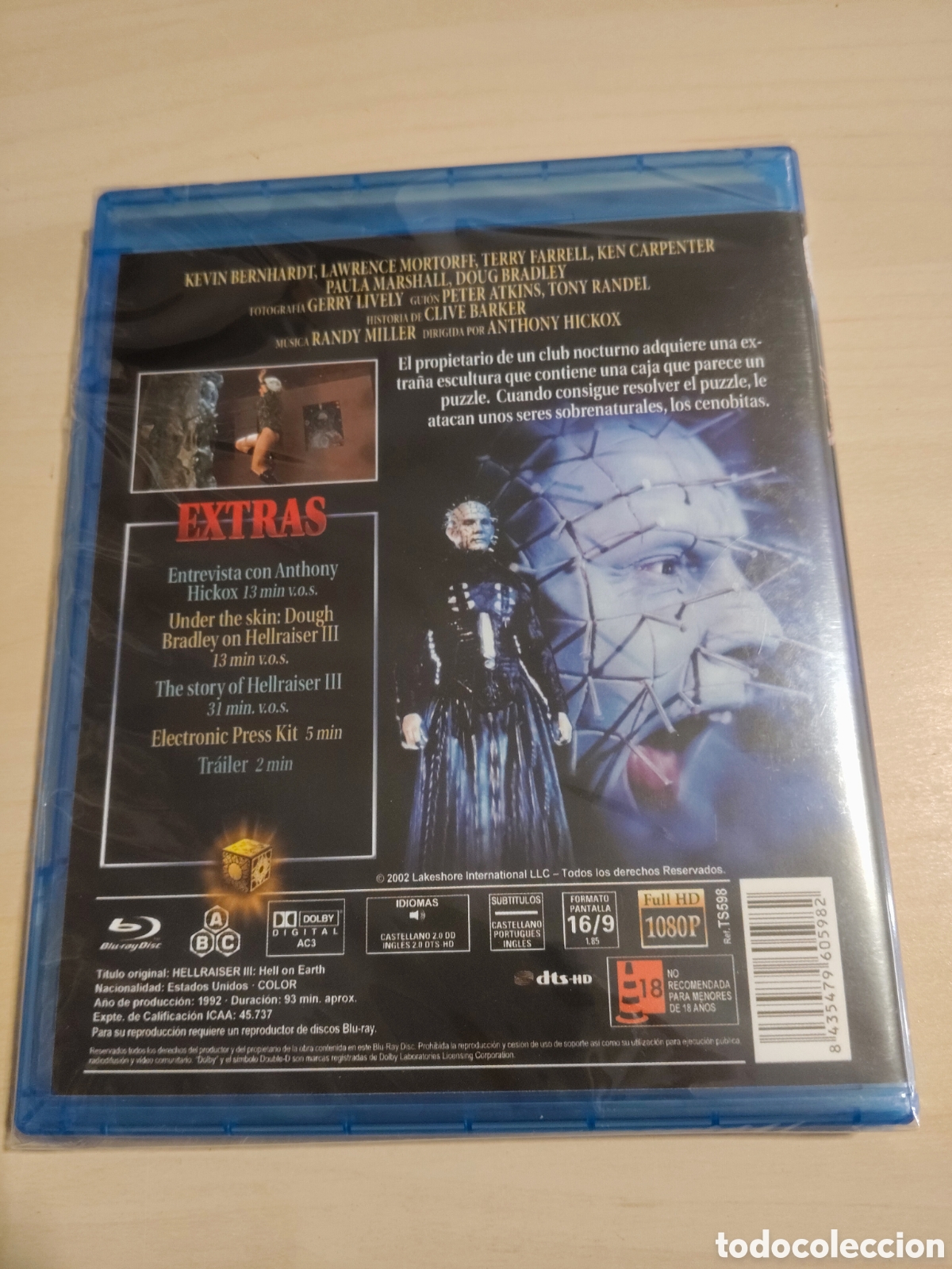 Cine: RB5 hellraiser III BLURAY PRECINTADO - Foto 2