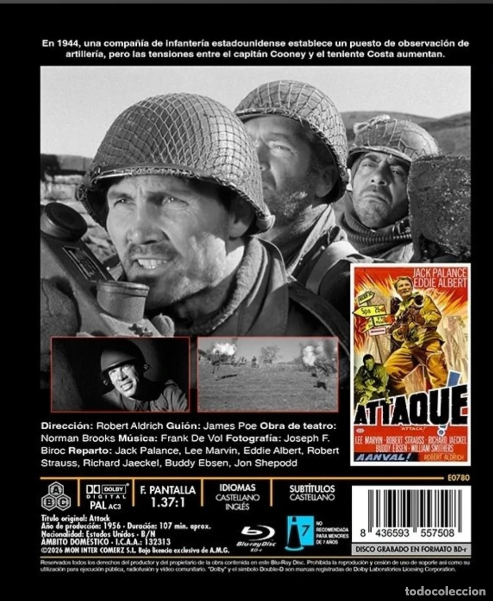 Cine: ATAQUE (ROBERT ALDRICH,1956 ) - Foto 2