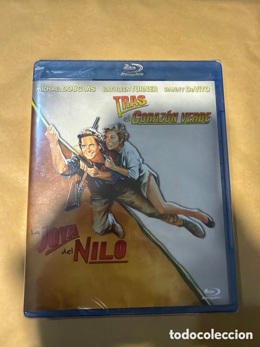 Cine: Tras el coraz&oacute;n verde + la joya del Nilo BLU-RAY PRECINTADO