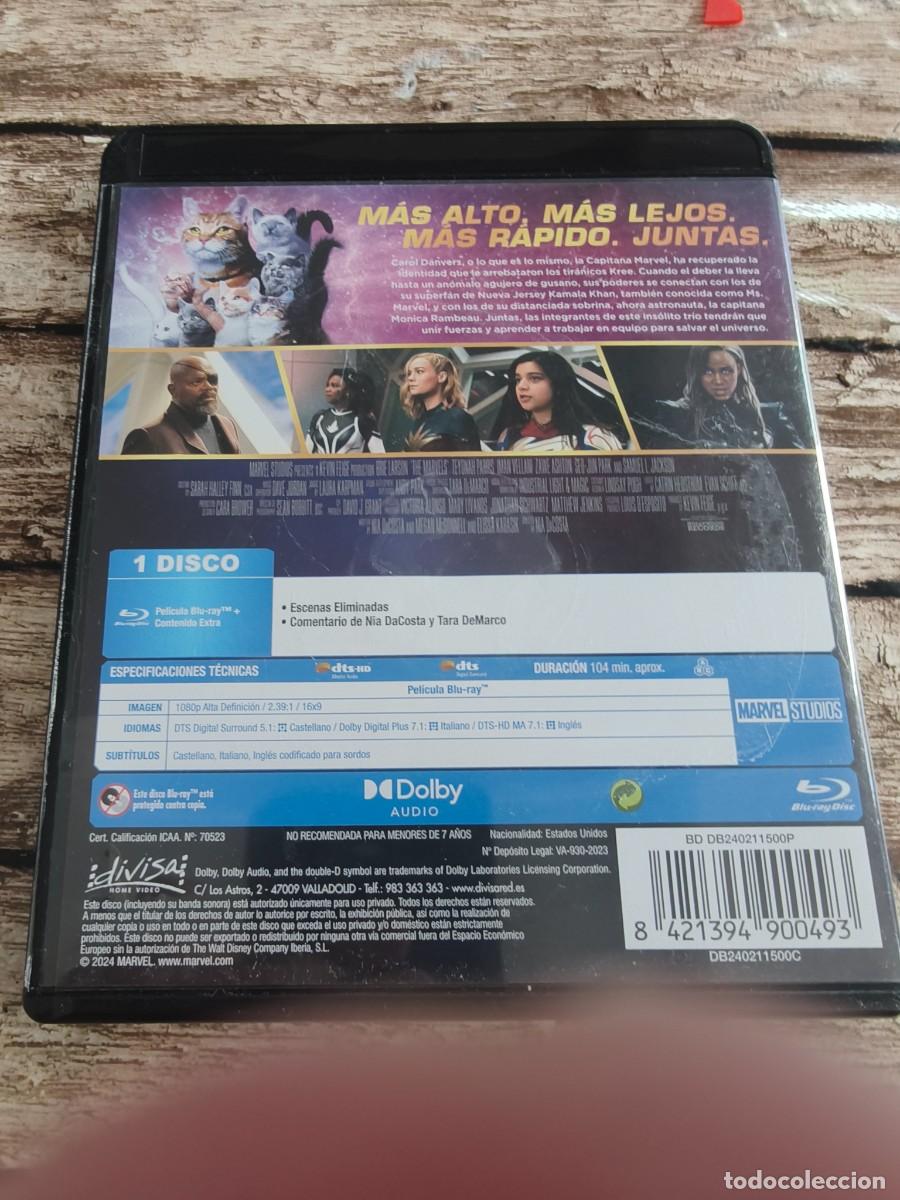 Cine: BLU RAY - THE MARVELS - LEER DESCRIPCI&Oacute;N Y CONDICIONES DE VENTA - Foto 2
