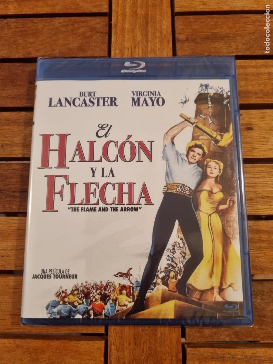 Cine: El halc&oacute;n y la flecha - Blu-ray nuevo - The flame and the arrow - Burt Lancaster y Virginia Mayo