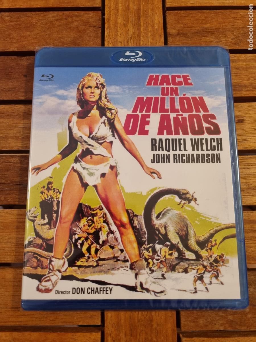 Cine: Hace un mill&oacute;n de a&ntilde;os - Blu-ray nuevo - One Million Years B. C. - Raquel Welch
