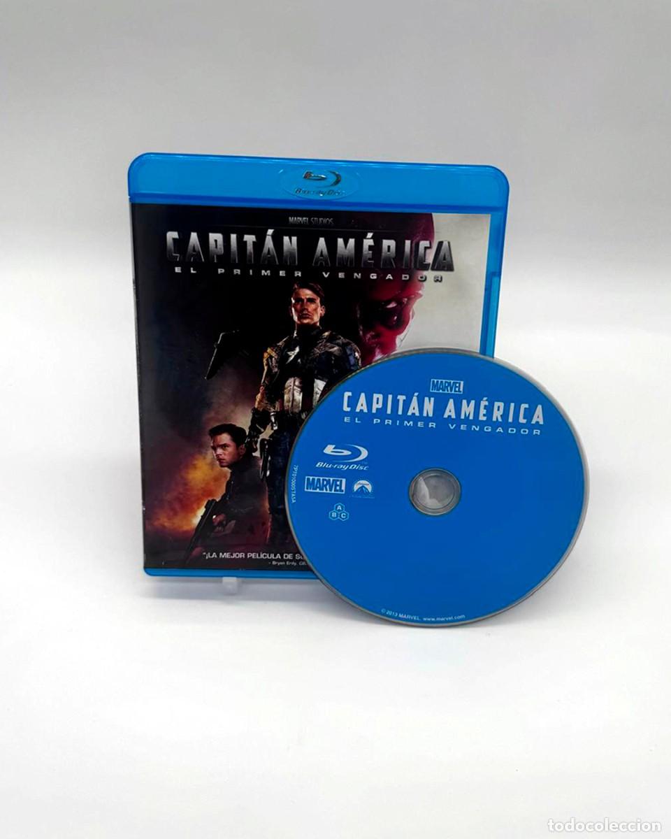 Cine: Capit&aacute;n Am&eacute;rica El Primer Vengador Pel&iacute;cula Blu-ray Paramount Marvel 2013